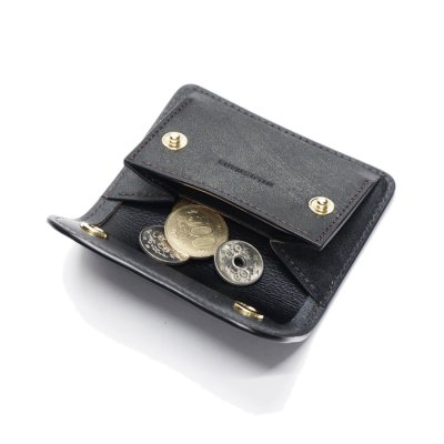 画像7: WILD SWANS（ワイルドスワンズ）TONGUE（タング）マルチコインケース"フルグレインブライドル"/Black（ブラック）