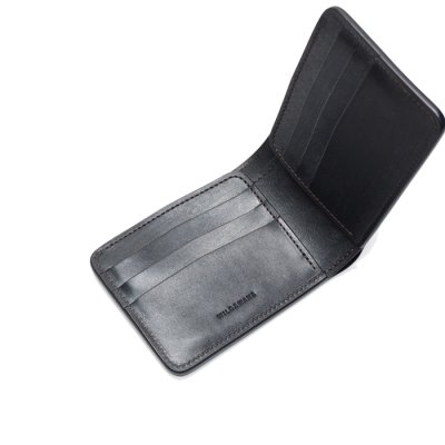 画像4: WILD SWANS（ワイルドスワンズ）WINGS（ウイングス）2つ折りウォレットコインケース無し"フルグレインブライドル"/Black（ブラック）