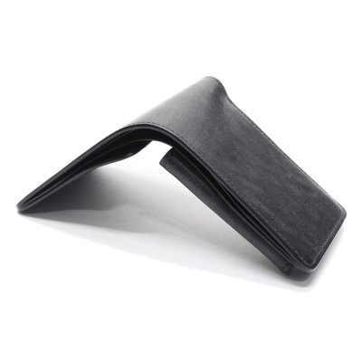 画像4: WILD SWANS（ワイルドスワンズ）GROUNDER（グラウンダー）2つ折りウォレット"フルグレインブライドル"/Black（ブラック）