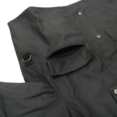 画像9: Barbour（バブァー）SPEY JACKET（スペイジャケット）"Wax Cotton" / Black（ブラック）