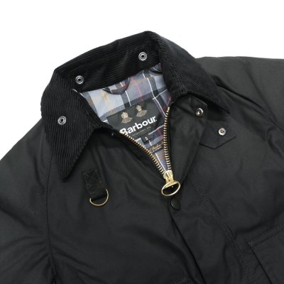 画像3: Barbour（バブァー）SPEY JACKET（スペイジャケット）"Wax Cotton" / Black（ブラック）