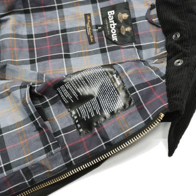 画像12: Barbour（バブァー）SPEY JACKET（スペイジャケット）"Wax Cotton" / Black（ブラック）