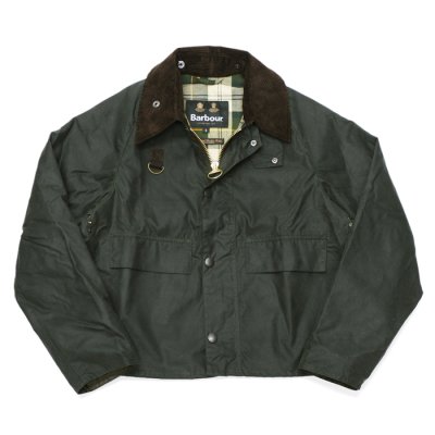 画像1: Barbour（バブァー）SPEY JACKET（スペイジャケット）"Wax Cotton" / Sage（セージ）