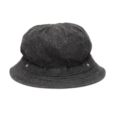 画像2: DECHO（デコー）STANDARD KOME HAT（スタンダードコメハット）10oz DENIM/Black（ブラック）