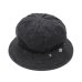 画像1: DECHO（デコー）STANDARD KOME HAT（スタンダードコメハット）10oz DENIM/Black（ブラック） (1)