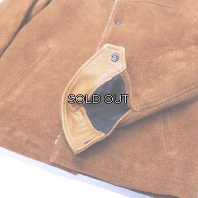 画像6: Y'2 LEATHER（ワイツーレザー）STEER SUEDE LUNCH COAT（ステアスエードランチコート）/ Camel（キャメル）