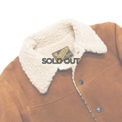 画像3: Y'2 LEATHER（ワイツーレザー）STEER SUEDE LUNCH COAT（ステアスエードランチコート）/ Camel（キャメル）