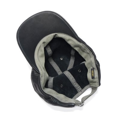 画像6: ＜30%OFF＞DECHO（デコー）BALL CAP BUCKLE（ボールキャップバックル）"LEATHER" / Black（ブラック）