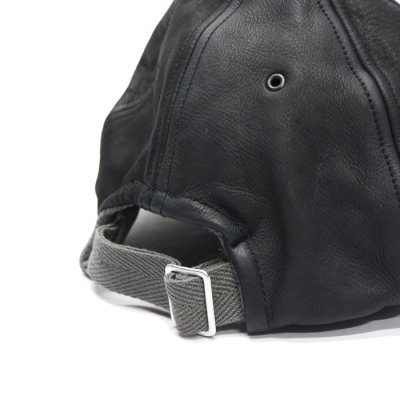 画像5: ＜30%OFF＞DECHO（デコー）BALL CAP BUCKLE（ボールキャップバックル）"LEATHER" / Black（ブラック）