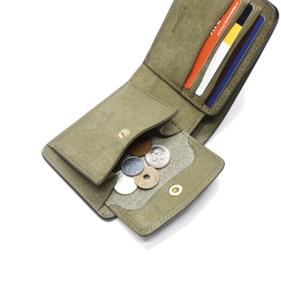 画像7: WILD SWANS（ワイルドスワンズ）GROUNDER（グラウンダー）2つ折りウォレット"プエブロ"/Grigio（グリージオ）