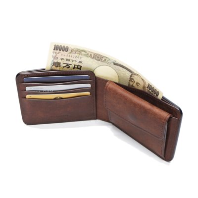 画像5: WILD SWANS（ワイルドスワンズ）GROUNDER（グラウンダー）2つ折りウォレット"プエブロ"/Tobacco（タバコ）