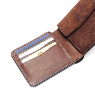 画像6: WILD SWANS（ワイルドスワンズ）GROUNDER（グラウンダー）2つ折りウォレット"プエブロ"/Tobacco（タバコ）