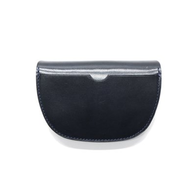 画像2: KAPTAIN SUNSHINE（キャプテンサンシャイン）Round Wallet Sml（ラウンドウォレットスモール）ITALIAN COW LEATHER/Navy（ネイビー）