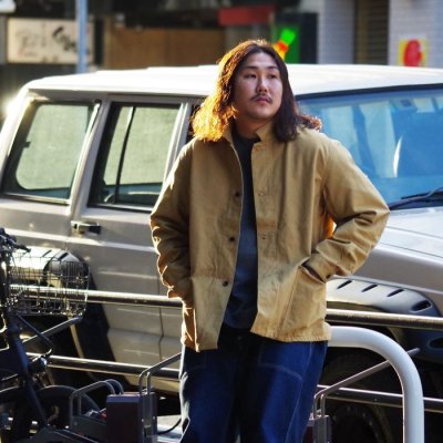 画像12: *A VONTADE（アボンタージ）Stand Collar Coverall（スタンドカラーカバーオール）"Highcount Vintage Duck" / Camel（キャメル）※Lサイズのみ