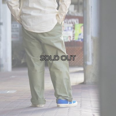 画像11: Nigel Cabourn（ナイジェル・ケーボン）NEW BASIC CHINO PANT（ニューベーシックチノパンツ）"LIGHT MOLESKIN" / Green（グリーン）
