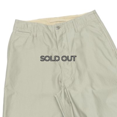 画像2: Nigel Cabourn（ナイジェル・ケーボン）NEW BASIC CHINO PANT（ニューベーシックチノパンツ）"LIGHT MOLESKIN" / Green（グリーン）