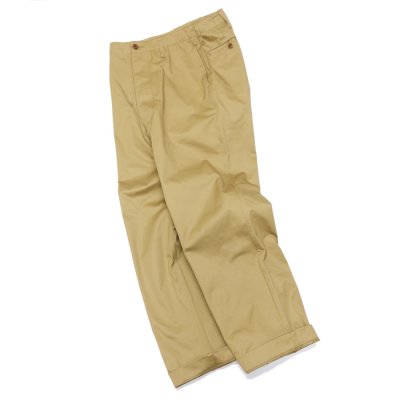 画像1: Nigel Cabourn（ナイジェル・ケーボン）NEW BASIC CHINO PANT（ニューベーシックチノパンツ）WEST POINT/Beige（ベージュ）【裾上げ無料】