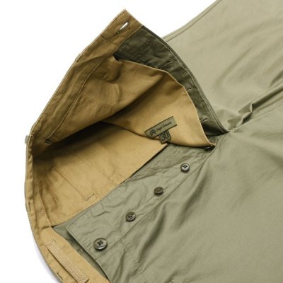 画像4: Nigel Cabourn（ナイジェル・ケーボン）NEW BASIC CHINO PANT（ニューベーシックチノパンツ）"LIGHT MOLESKIN" / Green（グリーン）