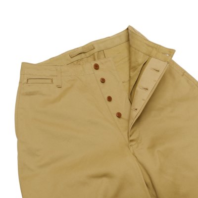 画像3: Nigel Cabourn（ナイジェル・ケーボン）NEW BASIC CHINO PANT（ニューベーシックチノパンツ）"WEST POINT" / Beige（ベージュ）【裾上げ無料】