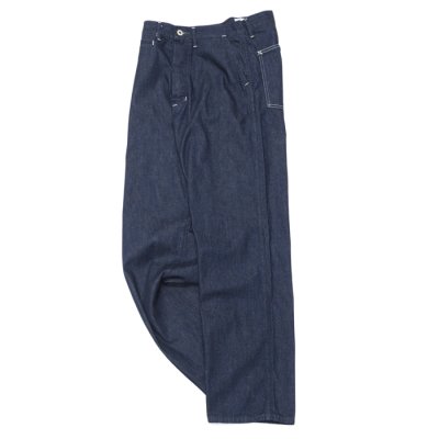 画像1: Post O'Alls（ポストオーバーオールズ）DeLaware3（デラウェア3）8oz Vintage Denim/Indigo（インディゴ）【裾上げ無料】