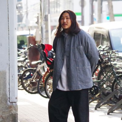 画像14: 『OUTLET』Post O'Alls（ポストオーバーオールズ）POST43（ポスト43）"Reverse Liberty Stripe" / Indigo（インディゴ）※Mサイズのみ