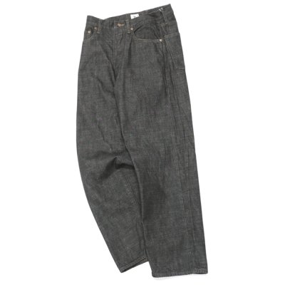画像1: blurhms ROOTSTOCK（ブラームスルーツストック）12.9oz Selvage Denim Pants（12.9ozセルヴィッチデニムパンツ）"STANDARD" / Black（ブラック）【裾上げ無料】