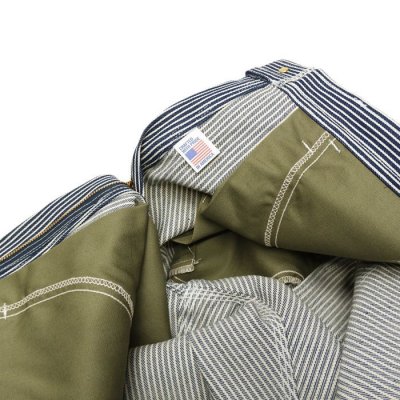 画像9: SMITH'S AMERICAN(スミスアメリカン)CHARIE PANTS THE ORIGINAL(ペインターパンツ)"Made in USA" / Hickory Stripe(ヒッコリーストライプ)※ノンウォッシュ【裾上げ無料】