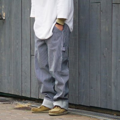 画像13: SMITH'S AMERICAN(スミスアメリカン)CHARIE PANTS THE ORIGINAL(ペインターパンツ)"Made in USA" / Hickory Stripe(ヒッコリーストライプ)※ノンウォッシュ【裾上げ無料】