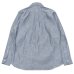 画像2: INDIVIDUALIZED SHIRTS（インディビジュアライズドシャツ）Classic Fit Long Sleeve B.D.Shirt（クラシックフィットロングスリーブボタンダウンシャツ）"RIGID CHAMBRAY"/Blue（ブルー） (2)