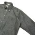 画像4: INDIVIDUALIZED SHIRTS（インディビジュアライズドシャツ）Classic Fit B.D. Shirt（クラシックフィットボタンダウンシャツ）"RIGID DENIM"/Black（ブラック）