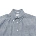 画像3: INDIVIDUALIZED SHIRTS（インディビジュアライズドシャツ）Classic Fit Long Sleeve B.D.Shirt（クラシックフィットロングスリーブボタンダウンシャツ）"RIGID CHAMBRAY"/Blue（ブルー） (3)