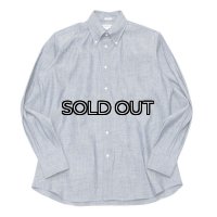 INDIVIDUALIZED SHIRTS（インディビジュアライズドシャツ）Classic Fit B.D. Shirt（クラシックフィットボタンダウンシャツ）"RIGID CHAMBRAY" / Blue（ブルー）