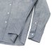 画像5: INDIVIDUALIZED SHIRTS（インディビジュアライズドシャツ）Classic Fit Long Sleeve B.D.Shirt（クラシックフィットロングスリーブボタンダウンシャツ）"RIGID CHAMBRAY"/Blue（ブルー） (5)