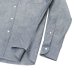 画像5: INDIVIDUALIZED SHIRTS（インディビジュアライズドシャツ）Classic Fit B.D. Shirt（クラシックフィットボタンダウンシャツ）"RIGID CHAMBRAY"/Blue（ブルー）※14Hサイズのみ