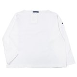 SAINT JAMES（セントジェームス）OUESSANT LOOSE（ウエッソン・ルーズ）"SOLID" / NEIGE（ホワイト）