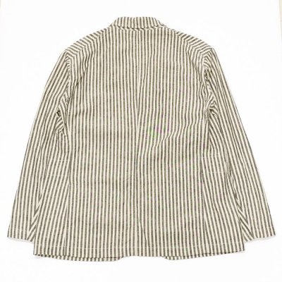 画像2: ENGINEERED GARMENTS（エンジニアードガーメンツ）BEDFORD JACKET（ベッドフォードジャケット）LC Stripe/Natural×Black（ナチュラル×ブラック）