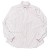 INDIVIDUALIZED SHIRTS（インディビジュアライズドシャツ）Classic Fit Long Sleeve MBDM B.D.Shirt（クラシックフィットロングスリーブボタンダウンシャツ）"CANDY STRIPE"/Red（レッド）