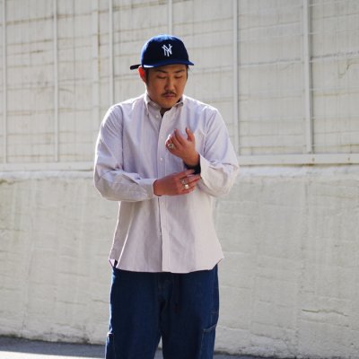 画像10: INDIVIDUALIZED SHIRTS（インディビジュアライズドシャツ）Classic Fit MBDM B.D. Shirt（クラシックフィットボタンダウンシャツ）"CANDY STRIPE" / Red（レッド）