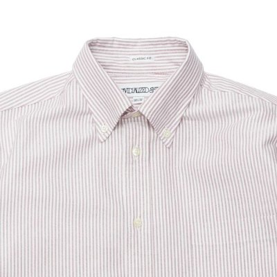 画像3: INDIVIDUALIZED SHIRTS（インディビジュアライズドシャツ）Classic Fit MBDM B.D. Shirt（クラシックフィットボタンダウンシャツ）"CANDY STRIPE" / Red（レッド）