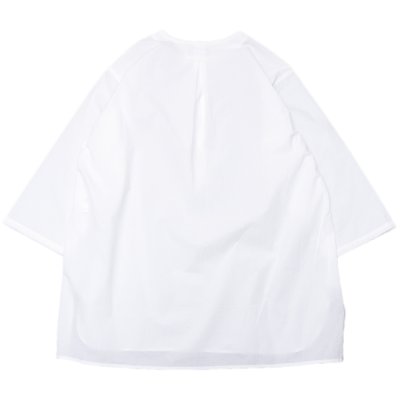 画像2: ＜40%OFF＞*A VONTADE（アボンタージ）Sleeping Shirts 4/5 Sleeve（スリーピングシャツ7分袖）Hard Twist Yarn Seersucker/White（ホワイト）