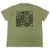 画像2: ENGINEERED GARMENTS（エンジニアードガーメンツ）Printed Cross Crew Neck T-Shirt（プリンテッドクロスクルーネックTシャツ）"JOE" / Olive（オリーブ） (2)
