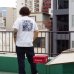 画像5: ENGINEERED GARMENTS（エンジニアードガーメンツ）Printed Cross Crew Neck T-Shirt（プリンテッドクロスクルーネックTシャツ）"JOE" / Olive（オリーブ） (5)