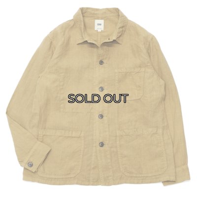 画像1: F.O.B FACTORY（エフオービーファクトリー）HEMP SHIRT JACKET（ヘンプシャツジャケット）"HEMP OX" / Khaki（カーキ）