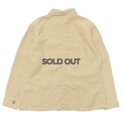 画像2: F.O.B FACTORY（エフオービーファクトリー）HEMP SHIRT JACKET（ヘンプシャツジャケット）"HEMP OX" / Khaki（カーキ）