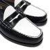 画像6: G.H.BASS（ジーエイチバス）LARSON MOC PENNY LOAFER（ラーソンモックペニーローファー）レザーソール/Black×White（ブラック×ホワイト）