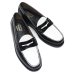 画像4: G.H.BASS（ジーエイチバス）LARSON MOC PENNY LOAFER（ラーソンモックペニーローファー）レザーソール/Black×White（ブラック×ホワイト）