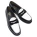 画像3: G.H.BASS（ジーエイチバス）LARSON MOC PENNY LOAFER（ラーソンモックペニーローファー）レザーソール/Black×White（ブラック×ホワイト）