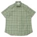 画像1: INDIVIDUALIZED SHIRTS（インディビジュアライズドシャツ）Classic Fit Short Sleeve MBDM B.D.Shirt（クラシックフィットショートスリーブボタンダウンシャツ）"HOT WEATHER MADRAS"/Basil（バジル） (1)