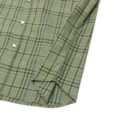 画像5: INDIVIDUALIZED SHIRTS（インディビジュアライズドシャツ）Classic Fit Short Sleeve MBDM B.D.Shirt（クラシックフィットショートスリーブボタンダウンシャツ）"HOT WEATHER MADRAS" / Basil（バジル）