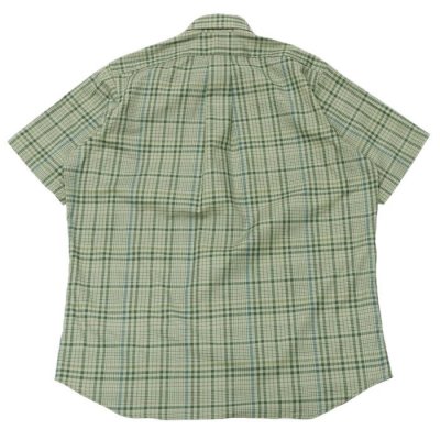 画像2: INDIVIDUALIZED SHIRTS（インディビジュアライズドシャツ）Classic Fit Short Sleeve MBDM B.D.Shirt（クラシックフィットショートスリーブボタンダウンシャツ）"HOT WEATHER MADRAS"/Basil（バジル）